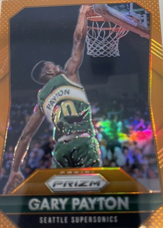 Gary Payton 2015 Prizm #285 Orange /65 RAW