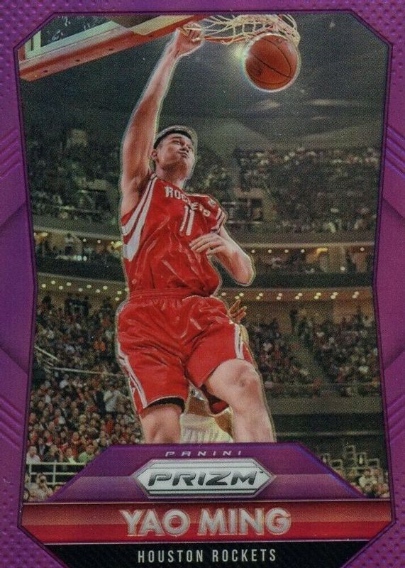 Yao Ming 2015 Prizm #262 Purple /99 SGC 9