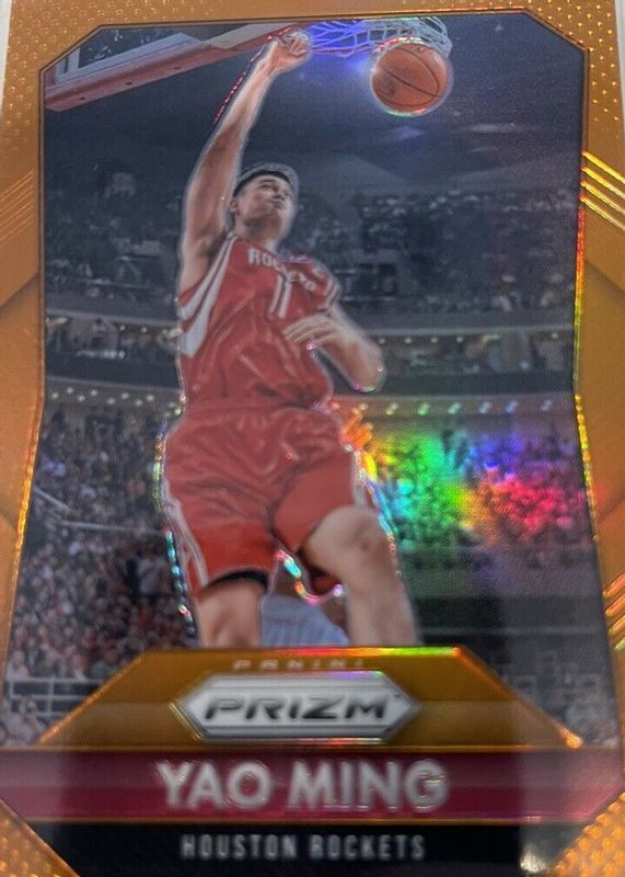 Yao Ming 2015 Prizm #262 Orange /65 PSA 10