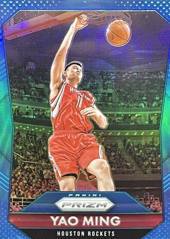 Yao Ming 2015 Prizm #262 Light Blue /199 SGC 10