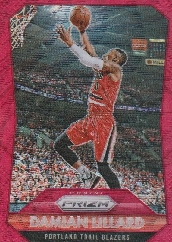 Damian Lillard 2015 Prizm #179 Ruby Wave /350 BGS 10 BLACK LABEL