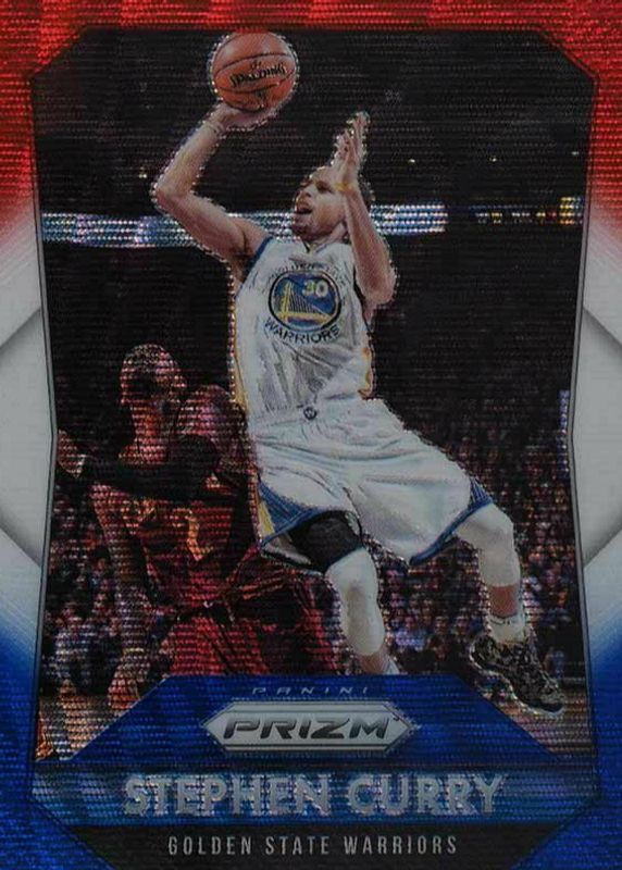 Stephen Curry 2015 Prizm #170 Red White Blue SGC 10