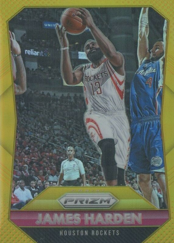 James Harden 2015 Prizm #213 Gold /10 PSA 9