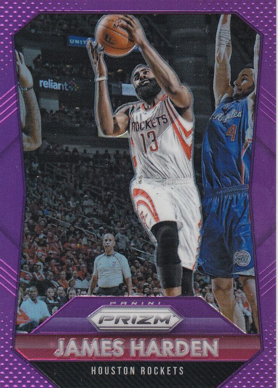 James Harden 2015 Prizm #213 Purple /99 SGC 10