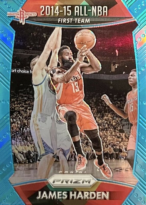 James Harden 2015 Prizm #213 Light Blue /199 PSA 10