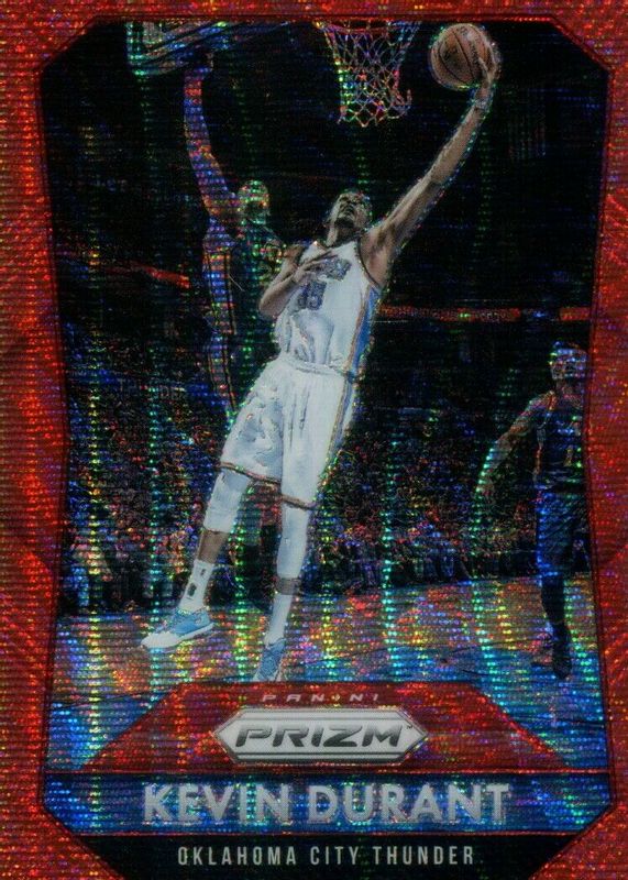 Kevin Durant 2015 Prizm #96 Ruby Wave /350 PSA 10