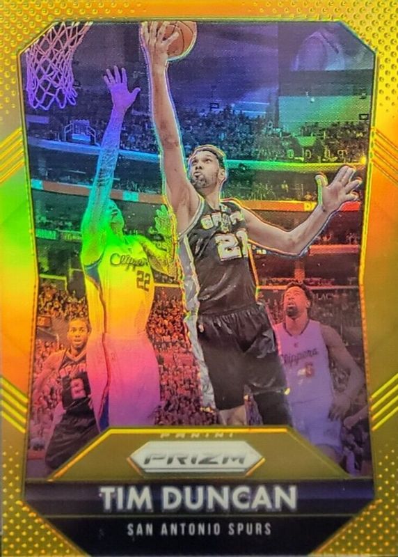 Tim Duncan 2015 Prizm #51 Gold /10 BGS 9.5