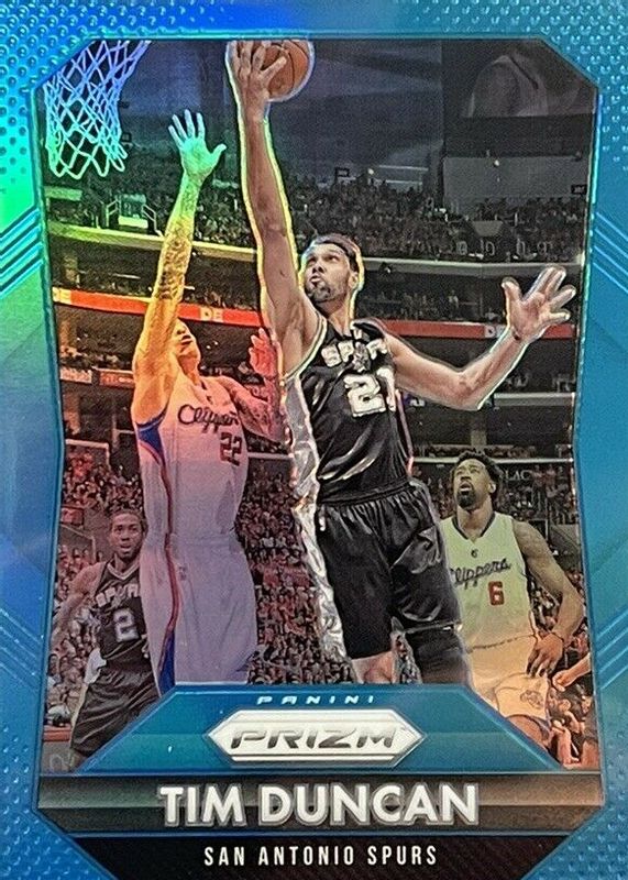 Tim Duncan 2015 Prizm #51 Light Blue /199 SGC 10