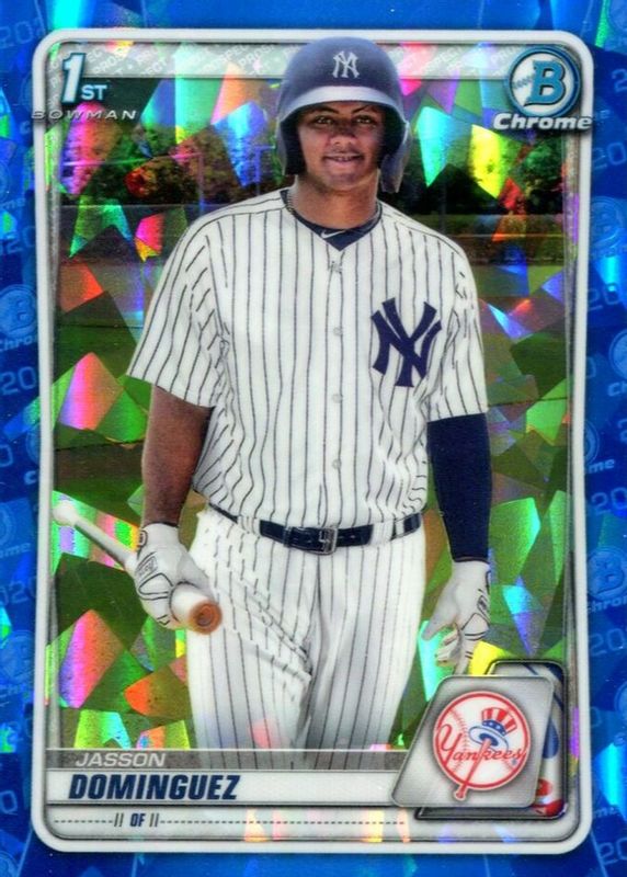 Jasson Dominguez 2020 Bowman Sapphire Edition #BCP-8 Chrome Prospects (1st)