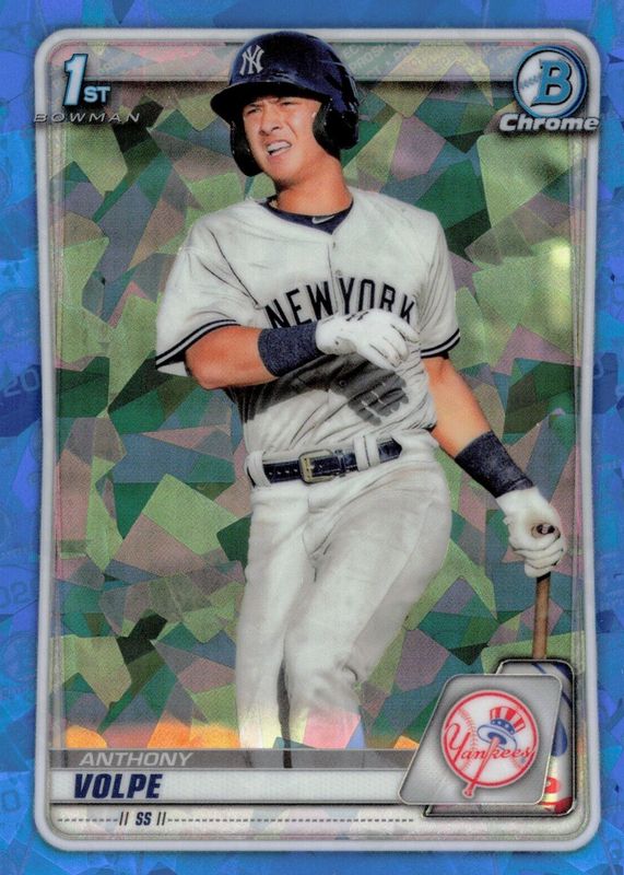 Anthony Volpe 2020 Bowman Sapphire Edition #BCP-139 Chrome 