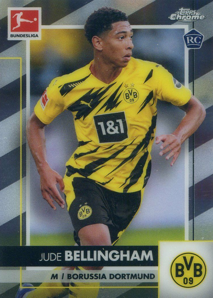 Jude Bellingham 2020-21 Topps Chrome Sapphire UCL /99 Yellow
