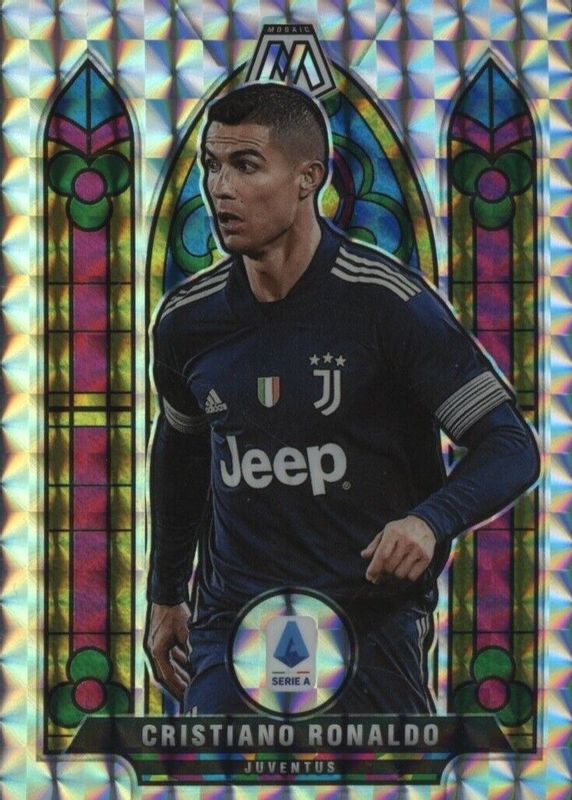 Cristiano Ronaldo 2020 Mosaic Serie A #1 Stained Glass /(SSP)