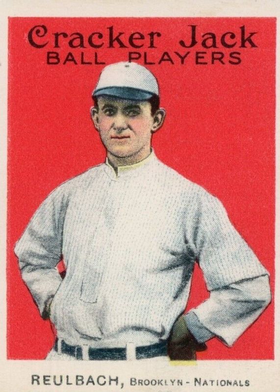 Ed Reulbach 1915 Cracker Jack #80 Base PSA 3