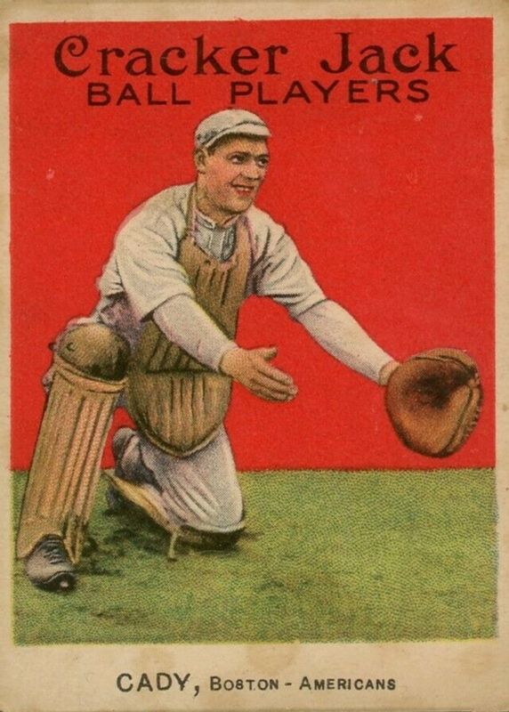 Forest Cady 1915 Cracker Jack #87 Base PSA 6