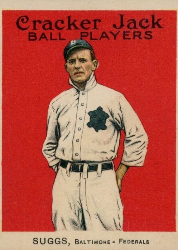 George Suggs 1915 Cracker Jack #113 Base PSA 3