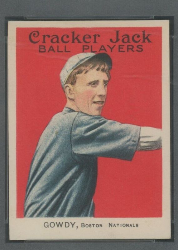 Hank Gowdy 1915 Cracker Jack #138 Base Rookie PSA 4