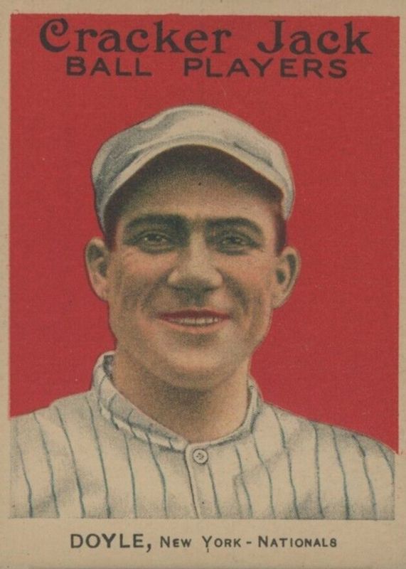 Larry Doyle 1915 Cracker Jack #4 Base PSA 3