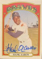 Hank Aaron 2021 Topps Heritage #ROA-HR Real One Autographs Price