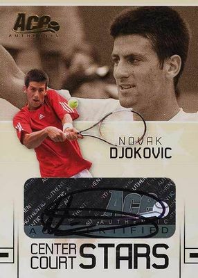 2006 Ace Authentic Grand Slam #CC-2 Center Court Stars Autographs