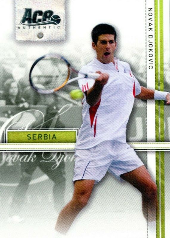 Novak Djokovic 2007 Ace Authentic Straight Sets #16 Base SGC 10