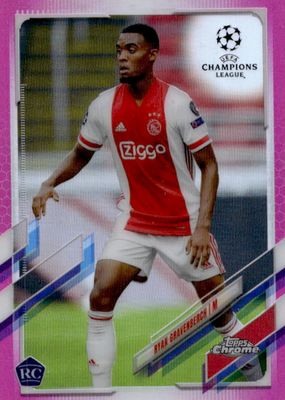 2020 Topps Chrome UEFA Champions League #98 Pink Refractor /175