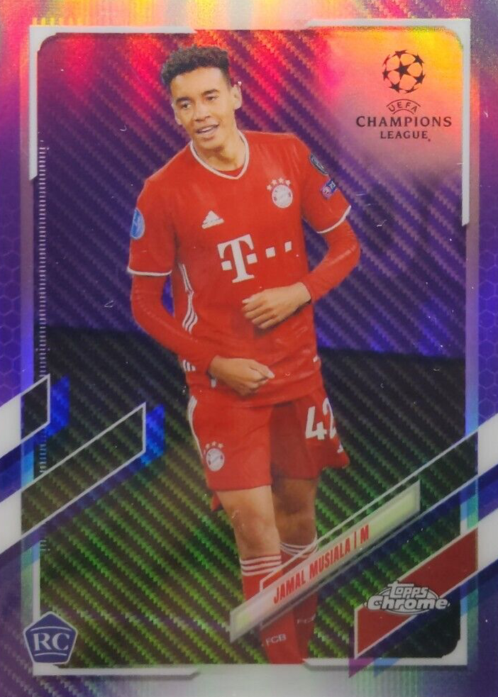RC Topps Finest Jamal Musiala 99枚限定 カード 2023 JAMAL MUSIALA 75/99 TOPPS DECO UEFA CHAMPIONS LEAGUE | eBay