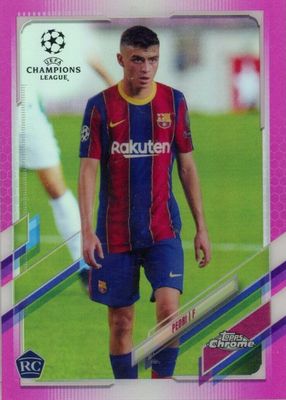 2020 Topps Chrome UEFA Champions League #61 Pink Refractor /175