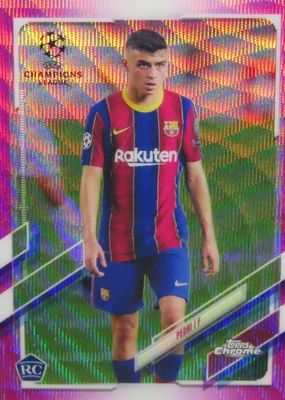 2020 Topps Chrome UEFA Champions League #61 Pink X-Fractor