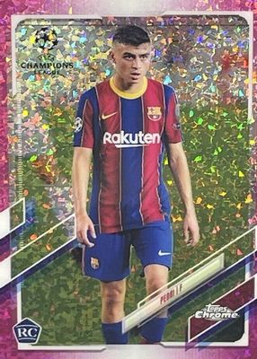 2020 Topps Chrome UEFA Champions League #61 Pink Mini-Diamond Refractor /175