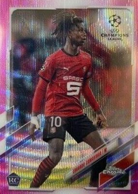 2020 Topps Chrome UEFA Champions League #44 Pink X-Fractor