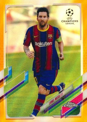 2020 Topps Chrome UEFA Champions League #1 Orange Refractor /25