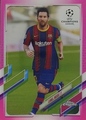 2020 Topps Chrome UEFA Champions League #1 Pink Refractor /175
