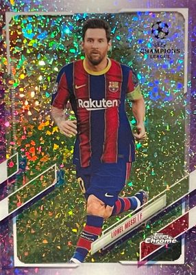 2020 Topps Chrome UEFA Champions League #1 Purple Mini-Diamond Refractor /250