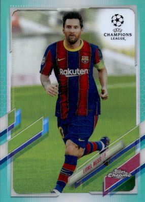 2020 Topps Chrome UEFA Champions League #1 Aqua Refractor /199