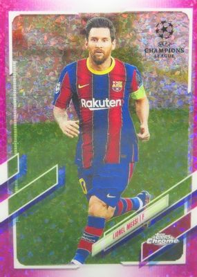 2020 Topps Chrome UEFA Champions League #1 Pink Mini-Diamond Refractor /175