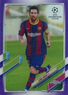 2020 Topps Chrome UEFA Champions League #1 Purple Refractor /250