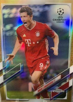2020 Topps Chrome UEFA Champions League #50 Gold Refractor /50