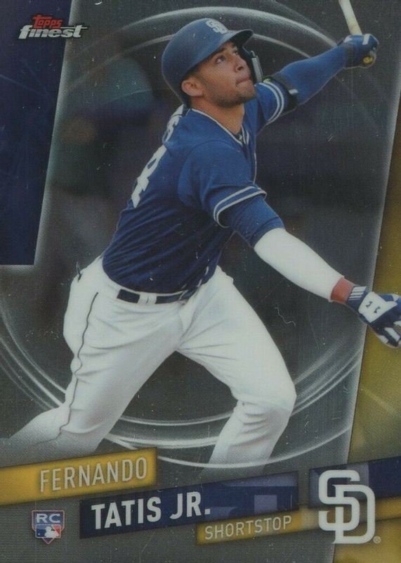 Fernando Tatis Jr. 2019 Topps Finest #85 Base Rookie SGC 10