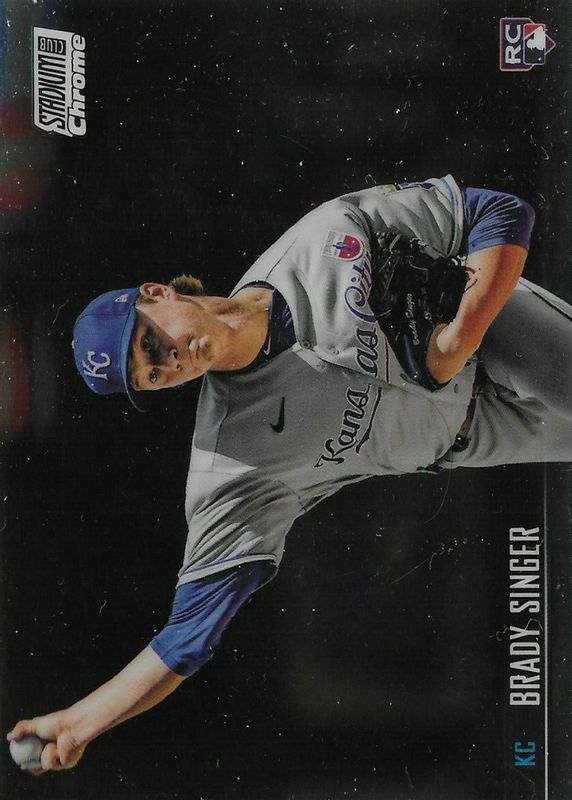 Brady Singer 2021 Stadium Club #216 Chrome Rookie RAW