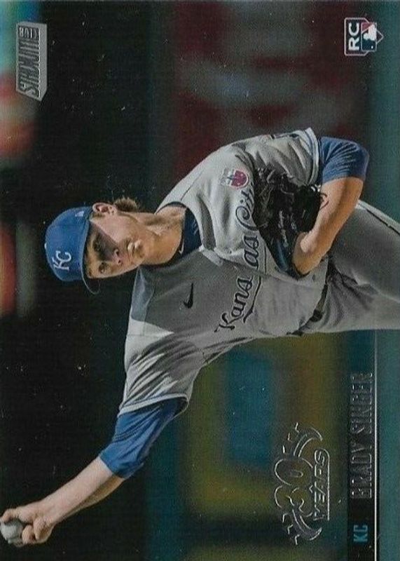 Brady Singer 2021 Stadium Club #216 30 Years /(Print Run: 30) Rookie RAW