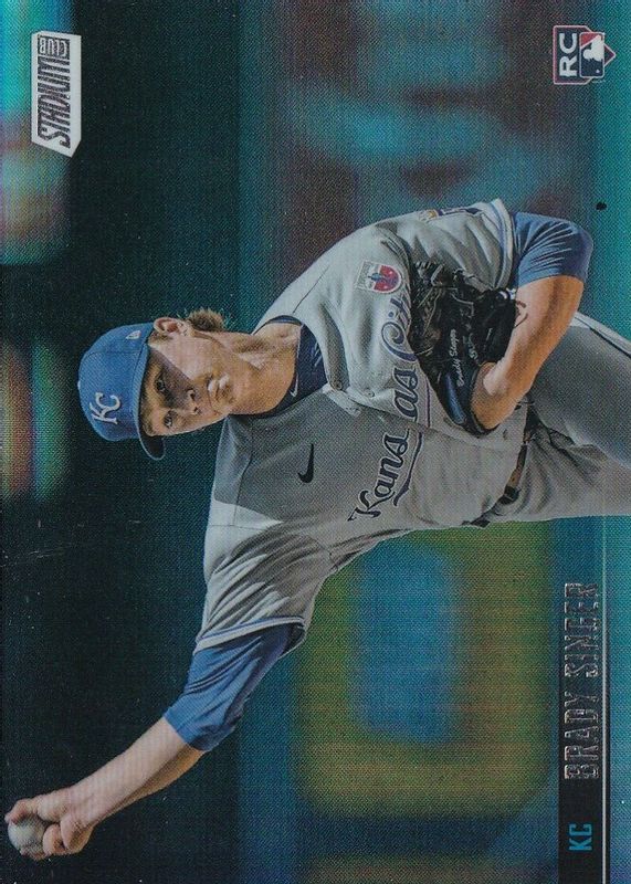 Brady Singer 2021 Stadium Club #216 Rainbow Foilboard /25 Rookie RAW