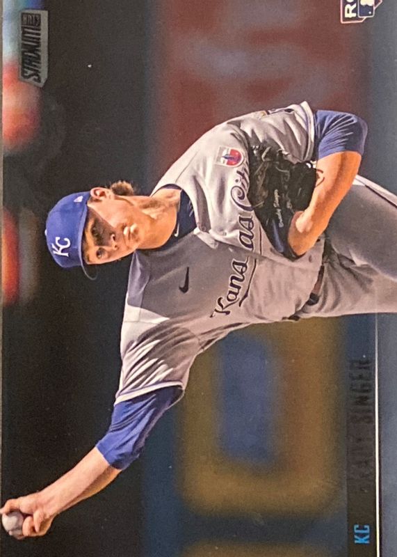 Brady Singer 2021 Stadium Club #216 Black Foil Rookie RAW