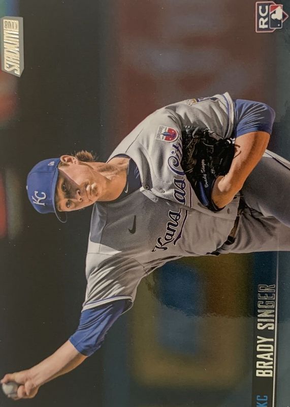 Brady Singer 2021 Stadium Club #216 Base Rookie RAW