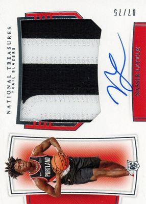 2019 National Treasures #127 Rookie Patch Auto Horizontal /75