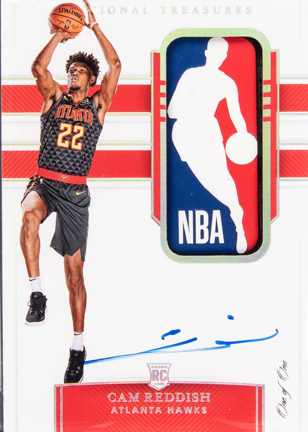 Cam Reddish rookie auto 99シリ Cam Reddish 2019 National Treasures #102 Rookie Patch Auto