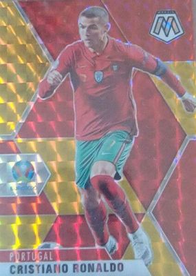 2020 Mosaic Euro #160 Choice Red & Gold /88