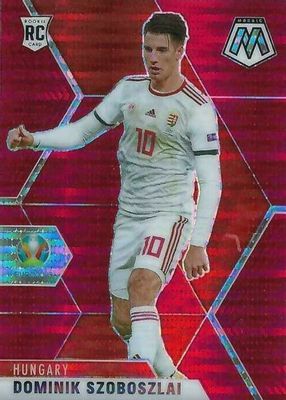 その他 2020 Dominik Szoboszlai Mosaic Prizm Red 2020 Panini Mosaic Red Dominik Szoboszlai Rookie PSA 10