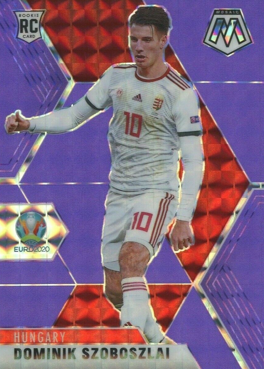 Dominik Szoboszlai 2020 Mosaic Euro #49 Purple Fluorescent /70