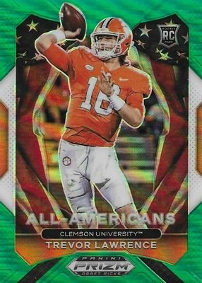 2021 Prizm Draft Picks #181 All-Americans - Green