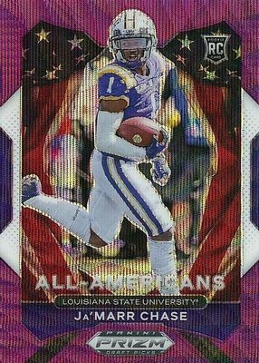 2021 Prizm Draft Picks #185 All-Americans - Purple Wave